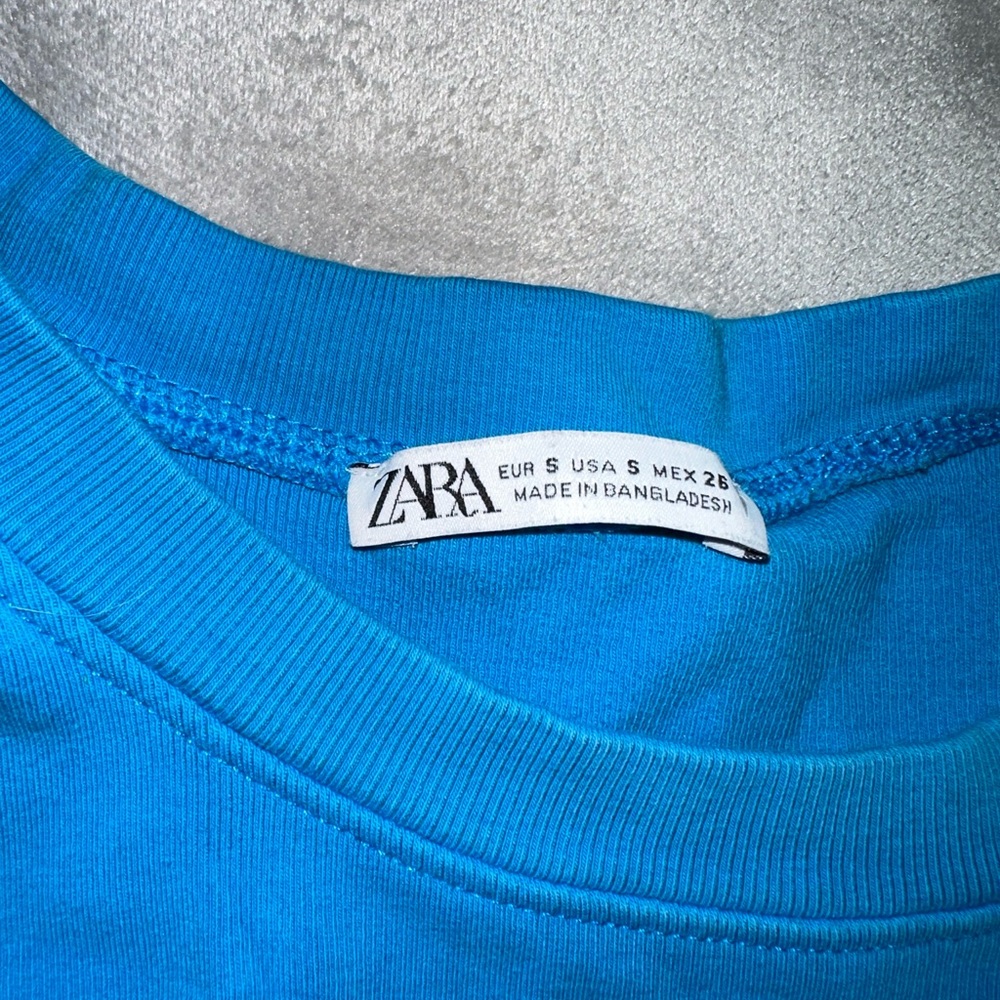 Zara basic blue top - Picture 2 of 3